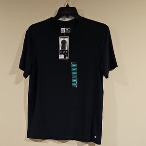 RBX Men's SS Black Tee. Wicking. Flexibility. Lightweight. Size L. Nwt.